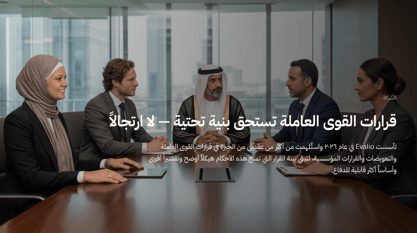 Advisory leadership setting — institutional perspective on workforce decisions