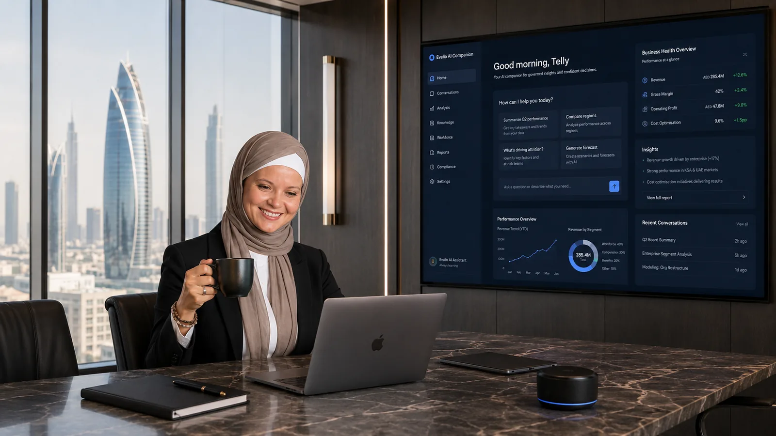 Representative professional decision context for Evalio Companion Intelligence